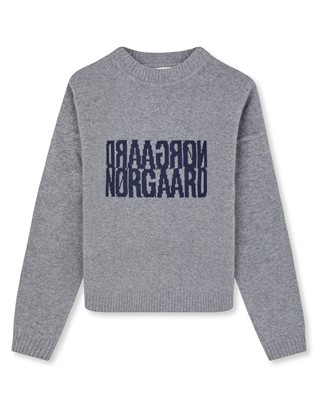 Yota Knit Tilona Pullover - Mid Grey Melange